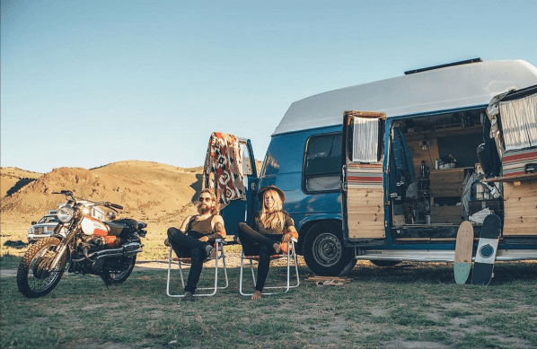 "Hangin' out in Oregon's outback with now 133 days of travel in our bones." (Photo: @a.m.e.r.i.k.a)