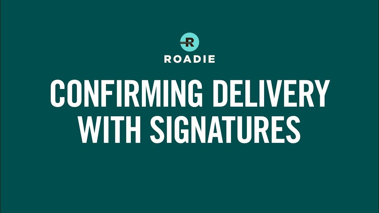 Introducing Delivery Signatures Secure, Easy Way To Confirm Deliveries