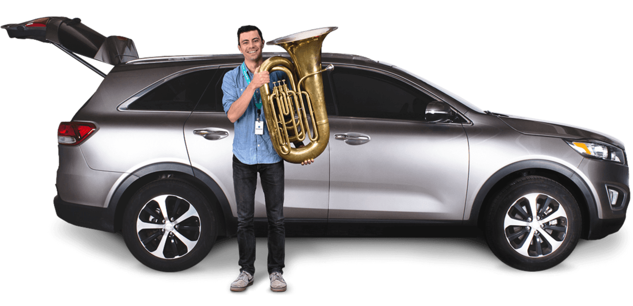 Roadie drivers provide same day shipping for your tuba